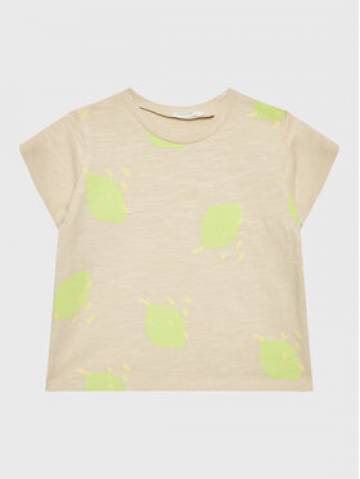 United Colors Of Benetton Футболка 3F93A102L Бежевий Relaxed Fit United Colors Of Benetton Футболка 3F93A102L Бежевий Relaxed Fit