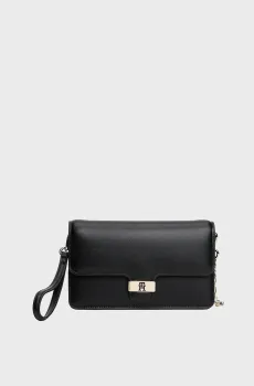 Женский черный клатч HERITAGE Черный ONESIZE Tommy Hilfiger AW0AW18288