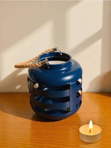 Металевий ліхтар - синій