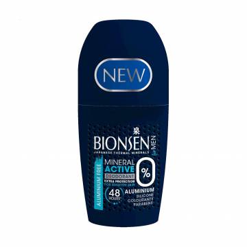 Шариковый дезодорант Bionsen Men Mineral Active Deodorant 48H мужской, 50 мл Шариковый дезодорант Bionsen Men Mineral Active Deodorant 48H мужской, 50 мл