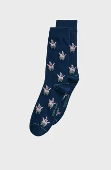 Мужские темно-синие носки с узором Патрик Синий 39-42 SPRINGFIELD 652104