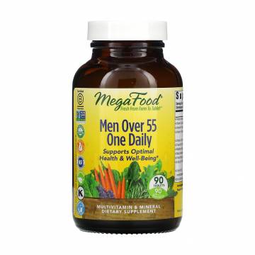 Мультивитамины и минералы для мужчин MegaFood Men Over 55 One Daily, 90 таблеток Мультивитамины и минералы для мужчин MegaFood Men Over 55 One Daily, 90 таблеток