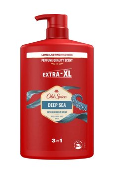 Мужской гель для душа + шампунь 3 в 1 OLD SPICE Deep Sea with Minerals, 1 л