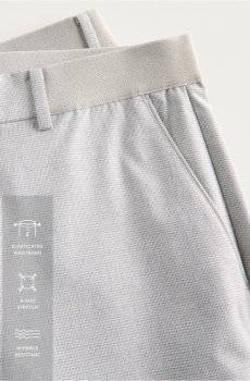 Reserved - Картаті штани-чиноси - середньо-сірий - RH028-85P