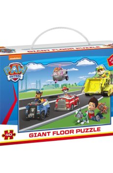 Большой пазл на пол DoDo Paw Patrol, 46*64 см, от 3 лет, 40 элементов (200467)