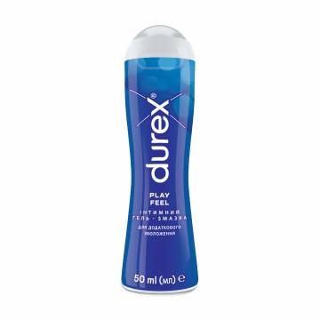 Интимный гель-смазка Durex Play Feel для дополнительного увлажнения (лубрикант), 50 мл Интимный гель-смазка Durex Play Feel для дополнительного увлажнения (лубрикант), 50 мл