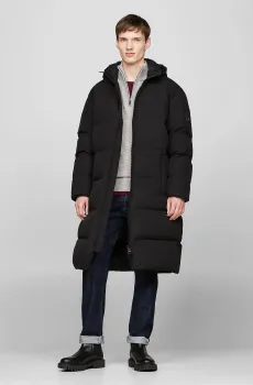 Мужской черный пуховик DOWN PARKA Черный S Tommy Hilfiger MW0MW37368