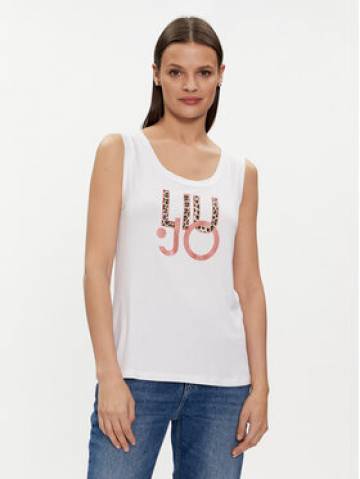 Liu Jo Топ VA4117 JS360 Білий Regular Fit Liu Jo Топ VA4117 JS360 Білий Regular Fit