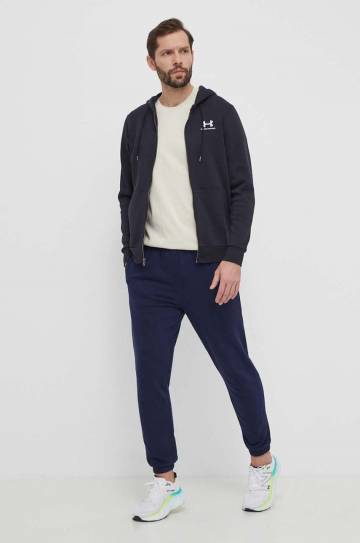 Футболка для тренинга Under Armour Logo Embroidered цвет бежевый однотонная Футболка для тренинга Under Armour Logo Embroidered цвет бежевый однотонная