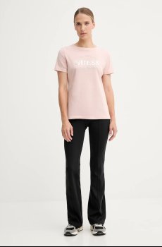 Хлопковая футболка Guess NINA