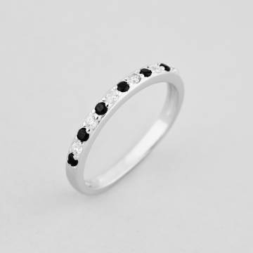Серебряное кольцо Minimal 510168чб-18.0 18 Серебряное кольцо Minimal 510168чб-18.0 18