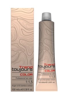 Уценка! Перманентная краска для волос Trend Toujours Color Professional Hair Color 4.78 Onyx, 100 мл