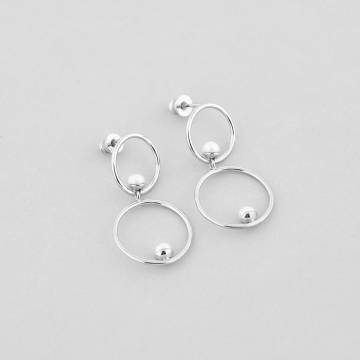 Серебряные серьги Minimal 1678 Серебряные серьги Minimal 1678