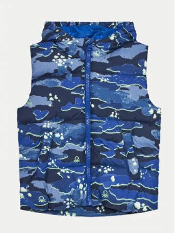 United Colors Of Benetton Жилет 2DFVGJ00I Cиній Regular Fit United Colors Of Benetton Жилет 2DFVGJ00I Cиній Regular Fit