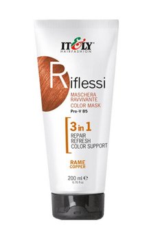 Оттеночная маска для волос 3в1 Itely Hairfashion Riflessi Медный, 200 мл