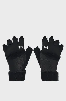 Женские черные кожаные перчатки Ws Weightlifting Gloves Черный M Under Armour 1369831-001