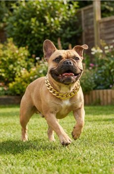 Декоративний нашийник для собаки з регулюванням - золотий