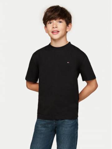 Tommy Hilfiger Футболка Essential KB0KB08575 D Чорний Regular Fit Tommy Hilfiger Футболка Essential KB0KB08575 D Чорний Regular Fit