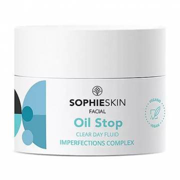 Дневной очищающий флюид для лица Sophieskin Oil Stop Clear Day Fluid, 50 мл Дневной очищающий флюид для лица Sophieskin Oil Stop Clear Day Fluid, 50 мл