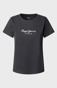 Женская черная футболка MAE Черный XS Pepe Jeans PL5000122