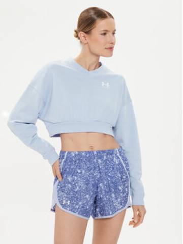 Under Armour Світшот Ua Rival Terry Os Crop Crw 1382738-539 Голубий Loose Fit Under Armour Світшот Ua Rival Terry Os Crop Crw 1382738-539 Голубий Loose Fit