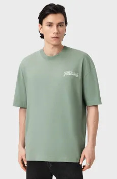 Мужская оливковая футболка ODYSSEY Оливковый M AllSaints M008PE