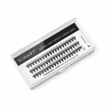 Накладные ресницы пучковые Sinart Eye Lashes Pro, 10D, C, 9 мм Накладные ресницы пучковые Sinart Eye Lashes Pro, 10D, C, 9 мм