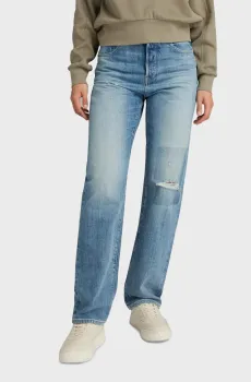 Женские синие джинсы Viktoria High Straight Синий 26-30 G-Star RAW D23959,D499