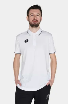 Мужское белое поло ELITE POLO PL Белый L Lotto 216556/0F1
