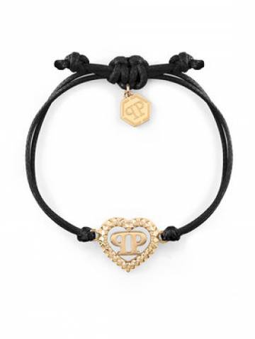 PHILIPP PLEIN Браслет Plein Rocked Heart PJZEA09BU Чорний PHILIPP PLEIN Браслет Plein Rocked Heart PJZEA09BU Чорний
