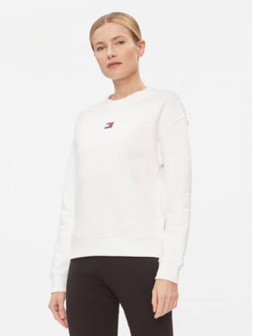 Tommy Jeans Світшот Badge DW0DW17325 Білий Boxy Fit Tommy Jeans Світшот Badge DW0DW17325 Білий Boxy Fit