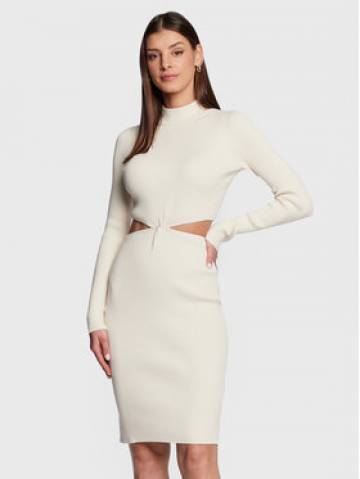 Guess Трикотажна сукня W3RK26 Z2YN2 Écru Slim Fit Guess Трикотажна сукня W3RK26 Z2YN2 Écru Slim Fit