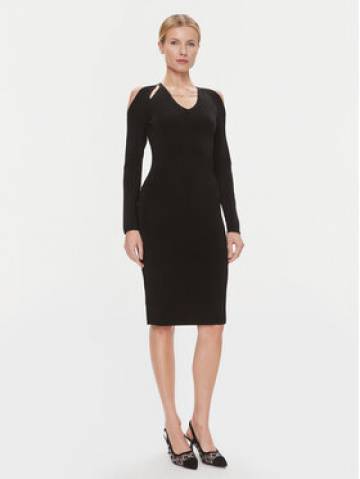 KARL LAGERFELD Коктейльна сукня 240W1331 Чорний Regular Fit KARL LAGERFELD Коктейльна сукня 240W1331 Чорний Regular Fit