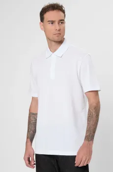 Мужское белое поло BOSSxBECKHAM Белый XL BOSS 50554093;100