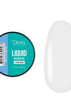 Гель для наращивания ногтей Divia Liquid Builder Gel GL03 Cinderella, 14 г