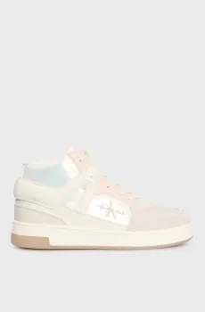 Женские хайтопы BASKET CUPSOLE HIGH MIX ML MTR Белый 38 Calvin Klein YW0YW01489