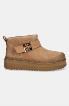 Замшевые сапоги Tory Burch Mellow Shearling Platform Boot