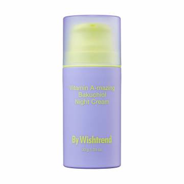 Ночной крем для лица By Wishtrend Vitamin A-mazing Bakuchiol Night Cream с ретинолом и бакучиолом, 30 г Ночной крем для лица By Wishtrend Vitamin A-mazing Bakuchiol Night Cream с ретинолом и бакучиолом, 30 г