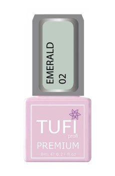 Уценка! Гель-лак для ногтей Tufi Profi Premium Emerald 02 Росток, 8 мл