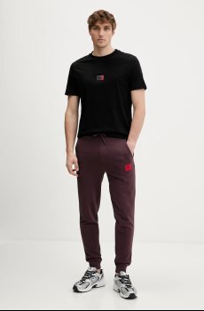 Хлопковая футболка HUGO Danotie