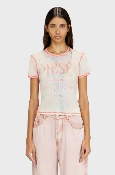 Женская футболка T-IANA Разноцветный M Diesel A23519 0HGCN