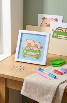 Діамантова мозаїка DIY - різнобарвний