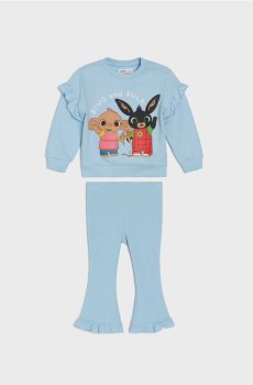 Комплект із світшота та штанів Bing - light blue