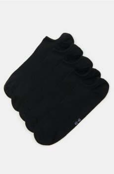 Шкарпетки-сліди OEKO-TEX 5 pack - чорний