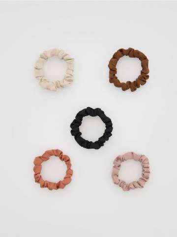 Reserved - Спіральні резинки для волосся, 5 шт. - різнобарвний - 247FD-MLC