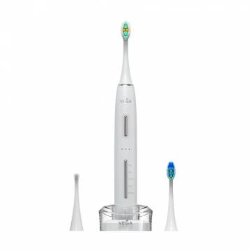 Электрическая звуковая зубная щетка Vega Sonic Smart Pro VT-800 W на 5 режимов чистки, белая, 1 шт Электрическая звуковая зубная щетка Vega Sonic Smart Pro VT-800 W на 5 режимов чистки, белая, 1 шт