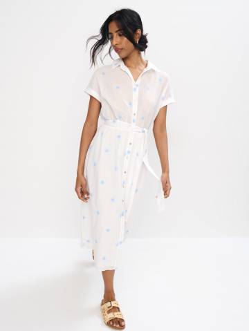 Mohito - Сукня-сорочка міді - синій - 40