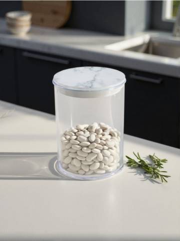 Контейнер для їжі з кришкою - clear