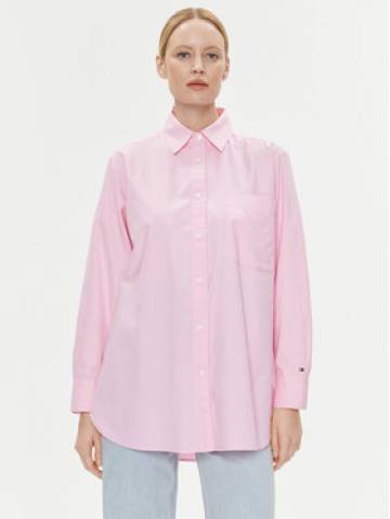 Tommy Hilfiger Сорочка WW0WW38968 Рожевий Oversize