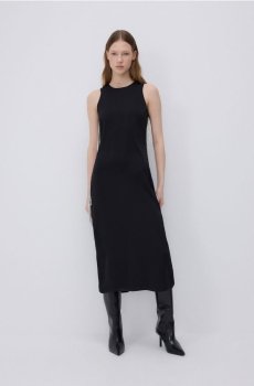 Reserved - Сукня з декоративною деталлю - чорний - 266DH-99X